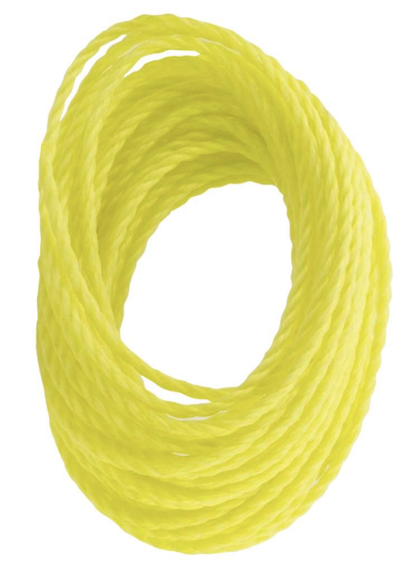 ShopPro Yellow Diamond Braided Rope ~ 1/4″ x 50′